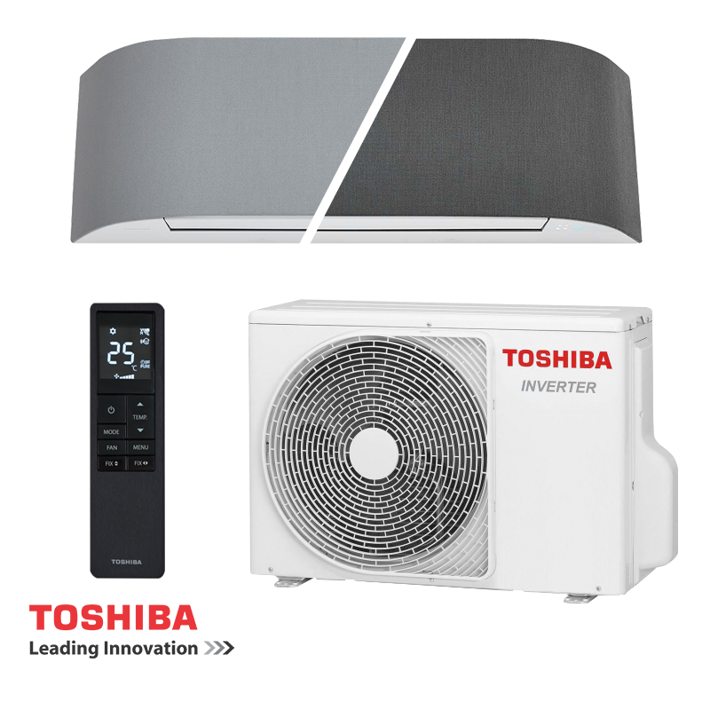 Инверторен климатик Toshiba Haori RAS-B13N4KVRG-E + RAS-13J2AVSG-E1, 13 000 BTU