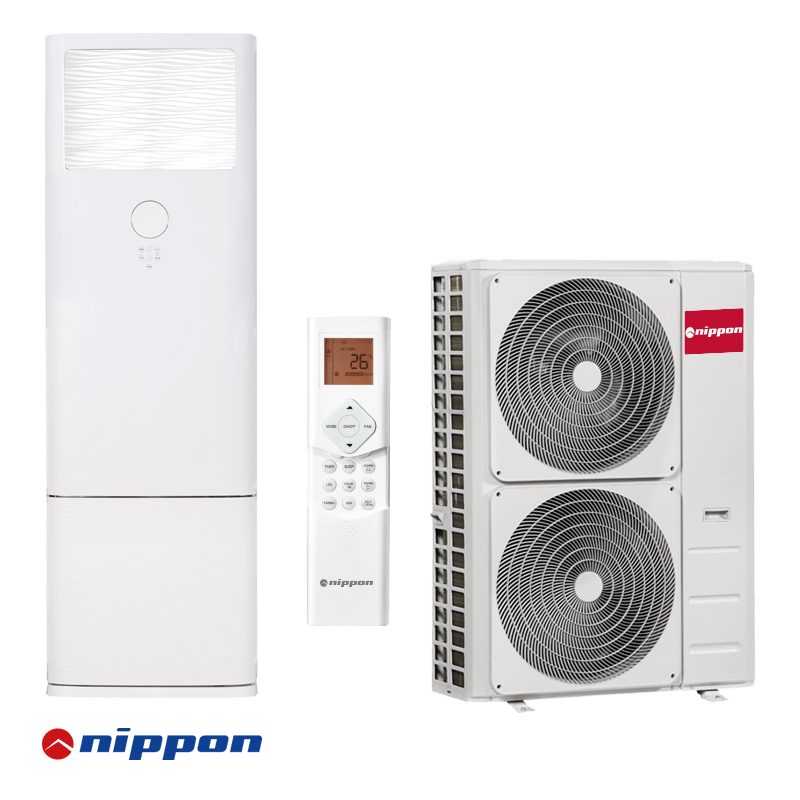 Колонен климатик Nippon NFGD-48HRFN8-Q + NOE30U-48HFN8-R, 48 000 BTU