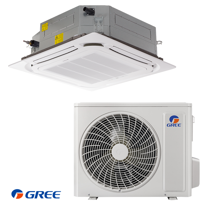 Касетъчен климатик Gree GUD100T1 + GUD100W1/NhA-S, 34 000 BTU