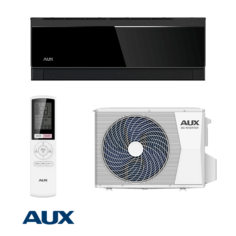 Инверторен климатик AUX C Comfort ASW-H09B7A4/CBR3DI-C3 - черно, 9 000 BTU