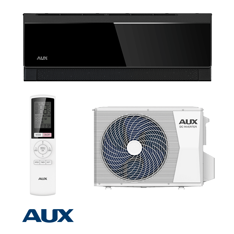 Инверторен климатик AUX C Comfort ASW-H12C5A4/CBR3DI-D0 - черно, 12 000 BTU