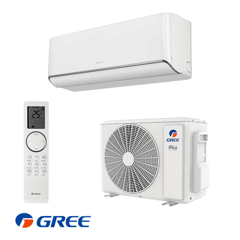Инверторен климатик Gree Airy GWH09AVCXB-K6DNA1B, 9 000 BTU