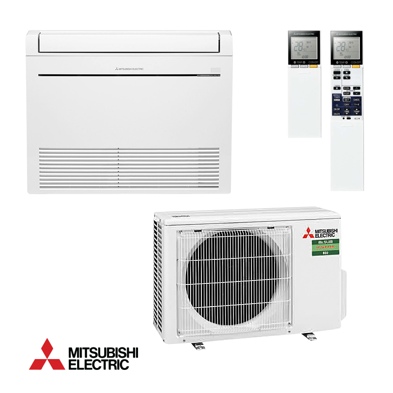Инверторен климатик Mitsubishi Electric MFZ-KT35VG + SUZ-M35VA - подов тип, 12 000 BTU