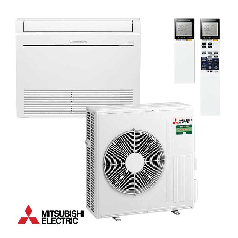 Инверторен климатик Mitsubishi Electric MFZ-KT60VG + SUZ-M60VA - подов тип, 21 000 BTU