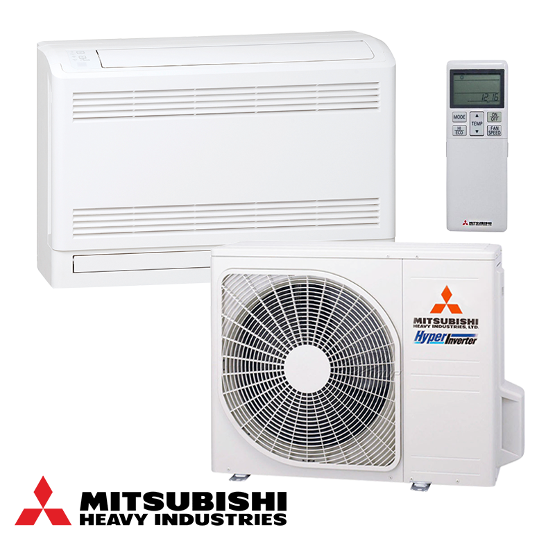 Инверторен климатик Mitsubishi Heavy Industries SRF50ZSX-W + SRC50ZSX-W - подово тяло, 18 000 BTU
