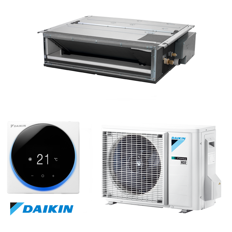 Канален климатик Daikin FDXM25F9 + RXM25A, 9 000 BTU