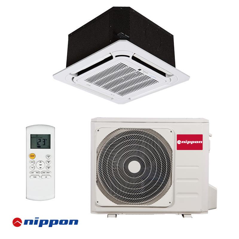 Касетъчен климатик Nippon NCD-24HRFNX-Q + NOCA30U-24HFN8-Q, 24 000 BTU