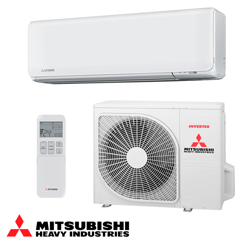 Инверторен климатик Mitsubishi Heavy Industries SRK 35 ZT-WF + SRC 35 ZT-W - бял, 12 000 BTU